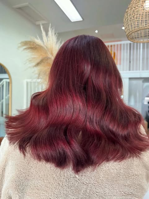 Ruby red colour